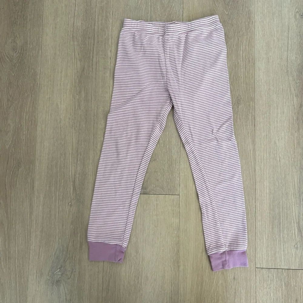 Carter Kids Girls Pajamas Set 6 Years Lavender White Striped 100% Cotton Comfy